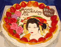 イラストケーキ